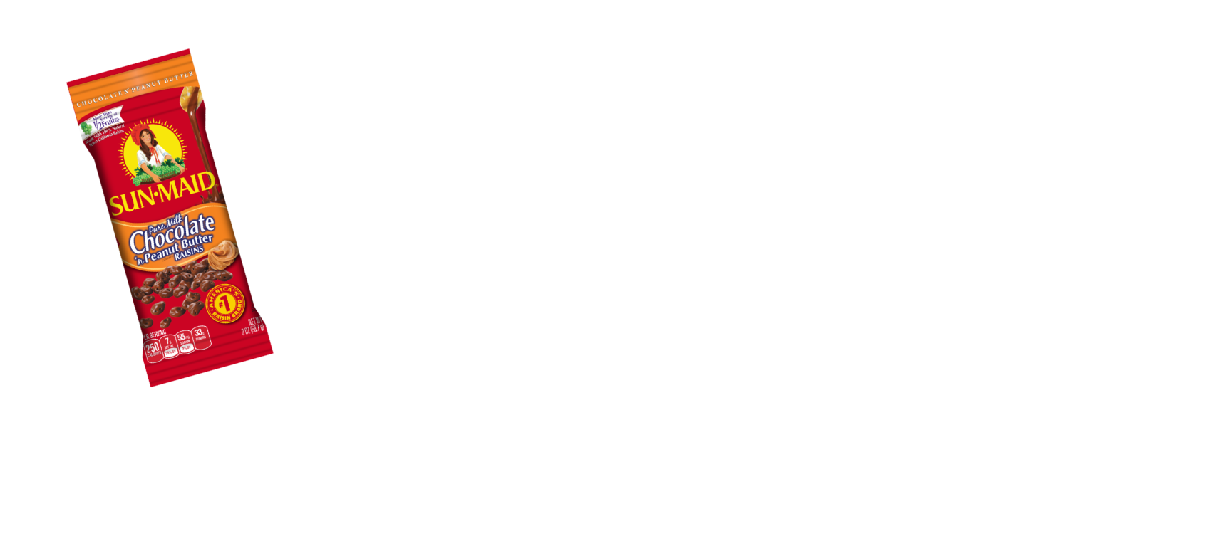 Sun maid dark cocoa dusled chocolate raisins